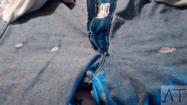 Mending Holes in Jeans - Frugal Living on the Ranch